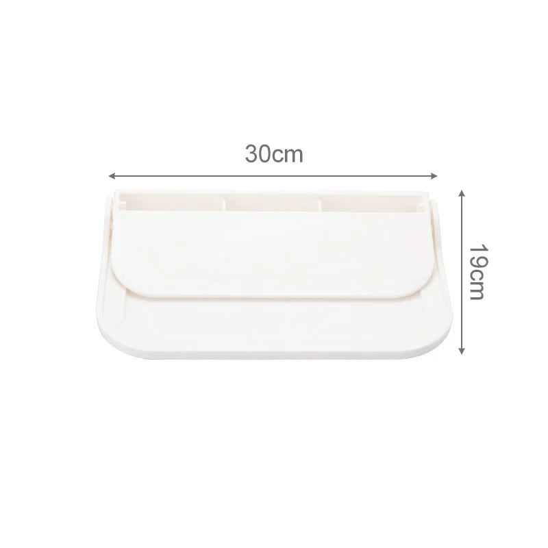 Folding Wall Shelf - Space Saving Foldable Storage Rack & Mobile Phone Holder Tray - ZOOMNSTORE