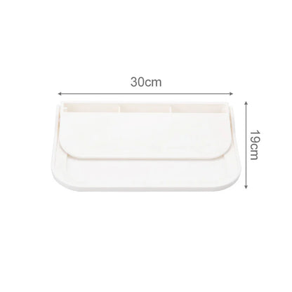 Folding Wall Shelf - Space Saving Foldable Storage Rack & Mobile Phone Holder Tray - ZOOMNSTORE