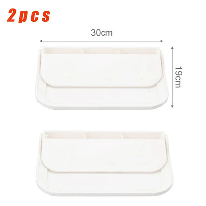 Folding Wall Shelf - Space Saving Foldable Storage Rack & Mobile Phone Holder Tray - ZOOMNSTORE