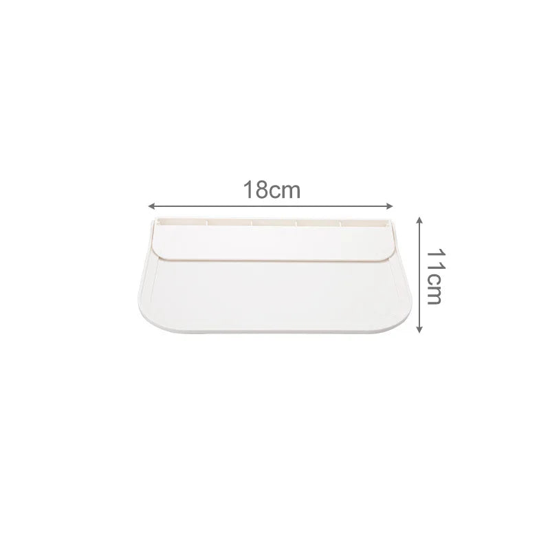 Folding Wall Shelf - Space Saving Foldable Storage Rack & Mobile Phone Holder Tray - ZOOMNSTORE