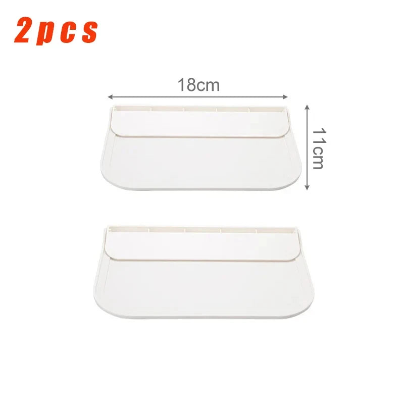 Folding Wall Shelf - Space Saving Foldable Storage Rack & Mobile Phone Holder Tray - ZOOMNSTORE