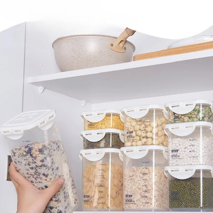 Food Storage Container - Eco-Friendly Kitchen Storage Box With Sealed Jar Design - ZOOMNSTORE