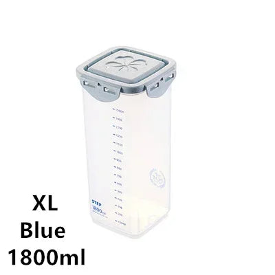 Food Storage Container - Eco-Friendly Kitchen Storage Box With Sealed Jar Design - ZOOMNSTORE