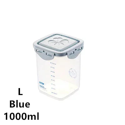 Food Storage Container - Eco-Friendly Kitchen Storage Box With Sealed Jar Design - ZOOMNSTORE