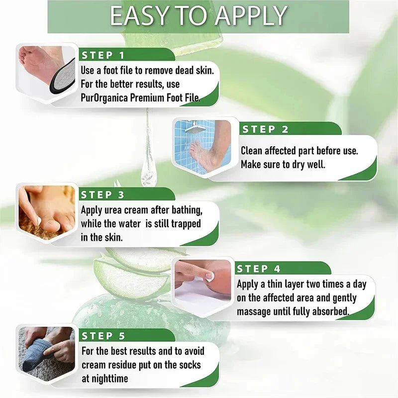 Herbal Foot Cream - Heel Cracking Repair  Dead Skin Exfoliation - ZOOMNSTORE