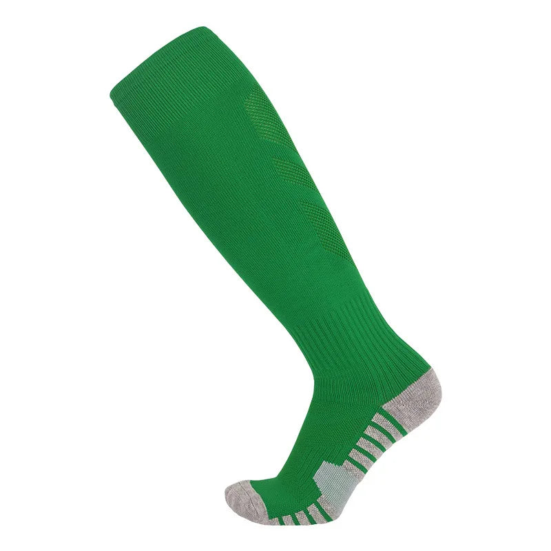 Football Soccer Socks - Over The Calf Striped Athletic Sport Socks For Men & Kids - ZOOMNSTORE