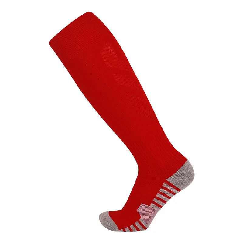 Football Soccer Socks - Over The Calf Striped Athletic Sport Socks For Men & Kids - ZOOMNSTORE
