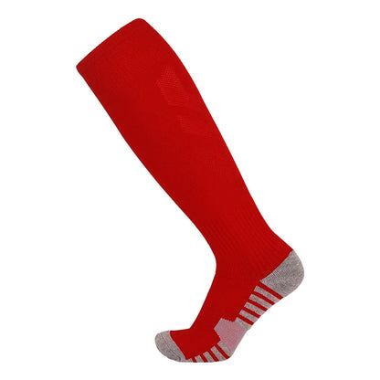 Football Soccer Socks - Over The Calf Striped Athletic Sport Socks For Men & Kids - ZOOMNSTORE