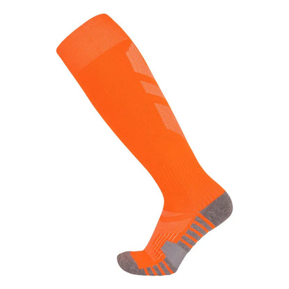 Football Soccer Socks - Over The Calf Striped Athletic Sport Socks For Men & Kids - ZOOMNSTORE