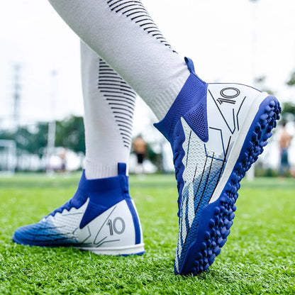 Football Spike Cleats - Professional Turf Football Boots With Rubber Outsole Cleats - ZOOMNSTORE