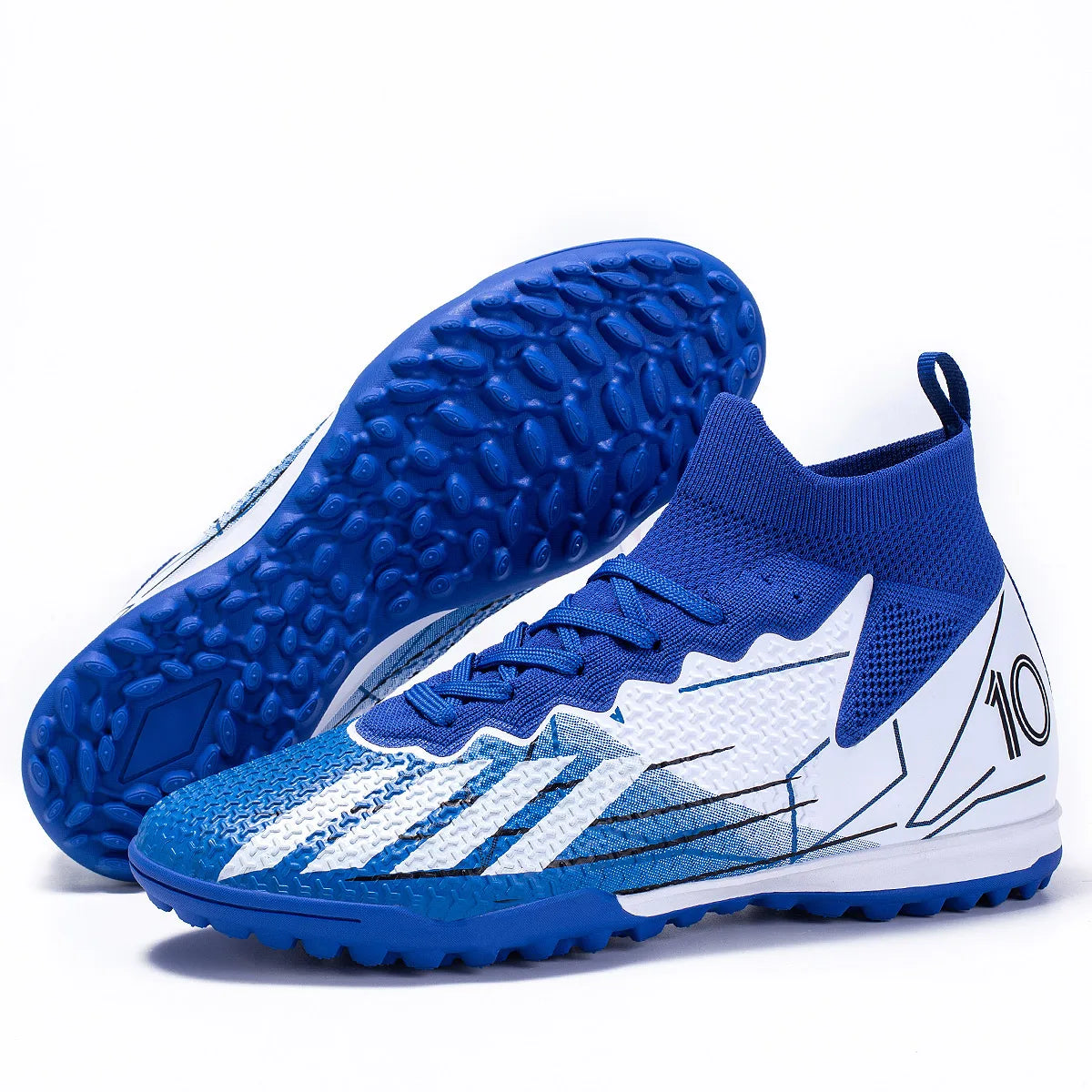Football Spike Cleats - Professional Turf Football Boots With Rubber Outsole Cleats - ZOOMNSTORE