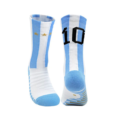 Football Training Socks – Men's Knit Polyester Athletic Performance Socks - ZOOMNSTORE
