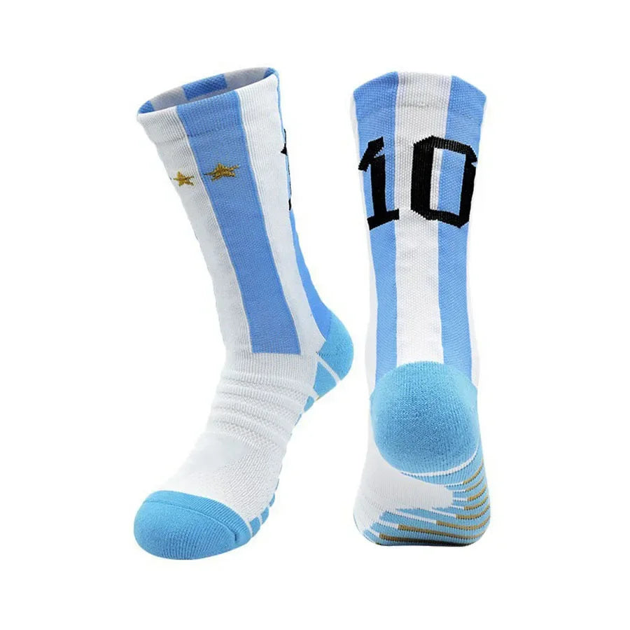 Football Training Socks – Men's Knit Polyester Athletic Performance Socks - ZOOMNSTORE