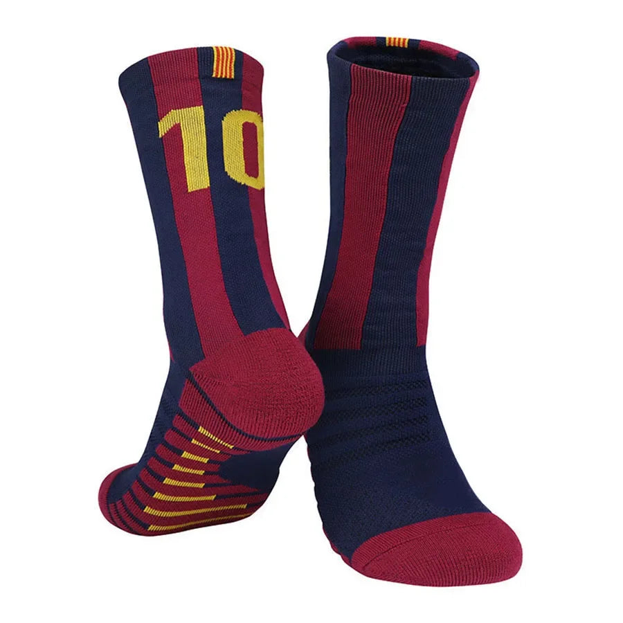 Football Training Socks – Men's Knit Polyester Athletic Performance Socks - ZOOMNSTORE