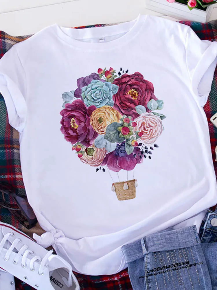 Free Spirit Leopard Love T-Shirt - Womens Short Sleeve Valentines Tee - ZOOMNSTORE