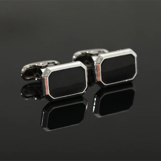 French Square Cufflinks - Luxury Mens Business Suit Accessories - ZOOMNSTORE