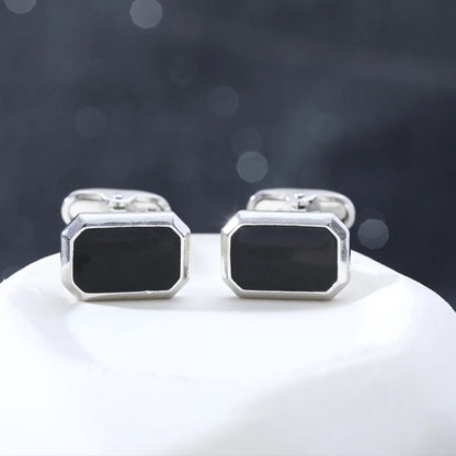 French Square Cufflinks - Luxury Mens Business Suit Accessories - ZOOMNSTORE