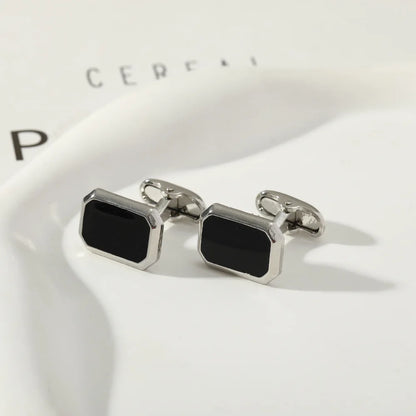 French Square Cufflinks - Luxury Mens Business Suit Accessories - ZOOMNSTORE
