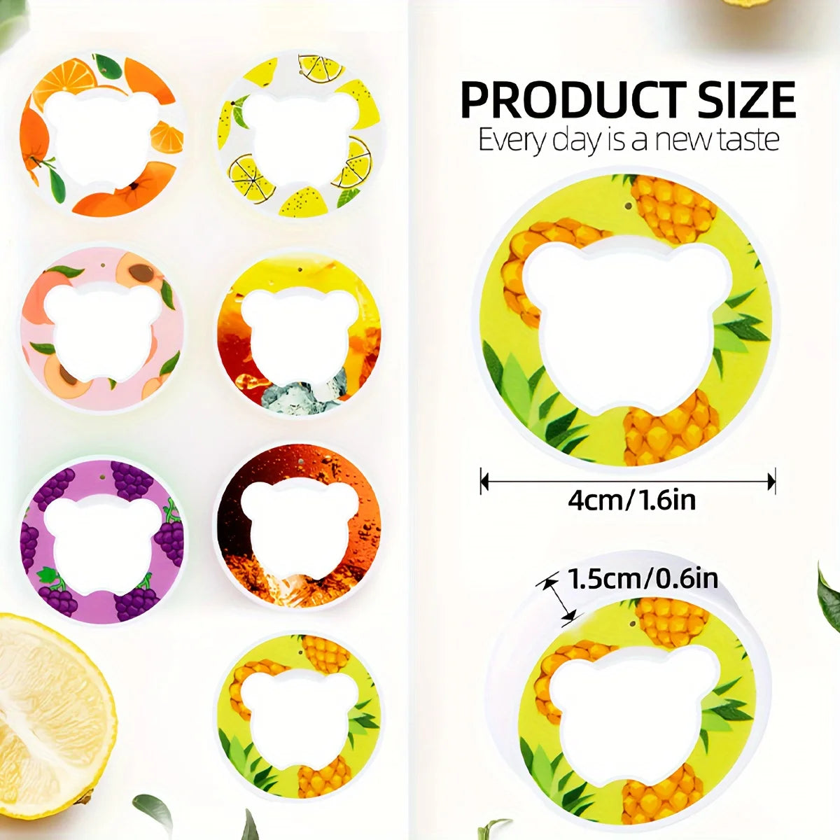 Fruit Flavor Water Bottle – 750ml BPA Free Sports Cup with 7 Fruit Pods - ZOOMNSTORE