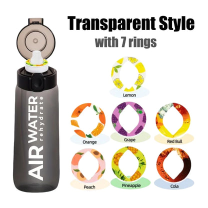 Fruit Flavor Water Bottle – 750ml BPA Free Sports Cup with 7 Fruit Pods - ZOOMNSTORE