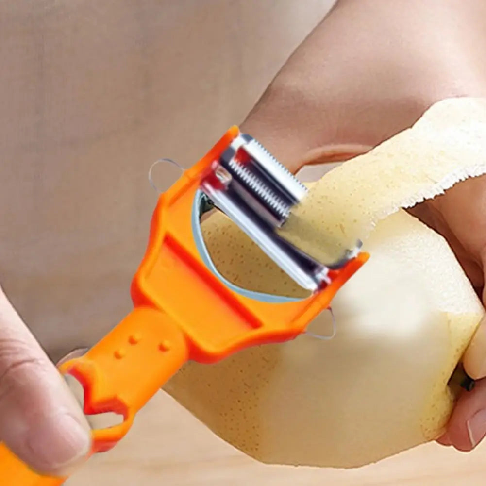 Fruit Vegetable Peeler - Multi Functional Stainless Steel Peeler With Juicer & Zester - ZOOMNSTORE