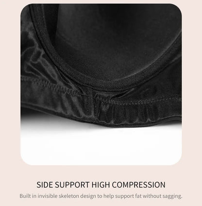 Full Coverage Push Up Bra - Underwire Deep Cup T Shirt Bra with Adjustable Straps - ZOOMNSTORE