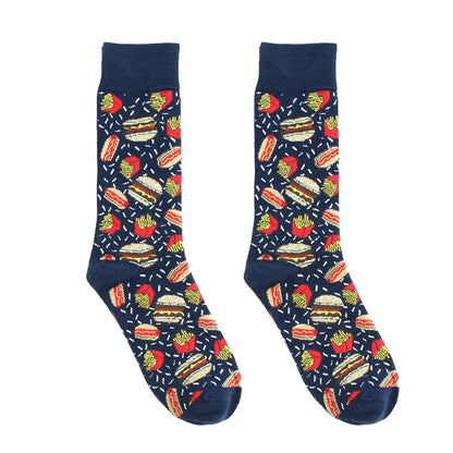 Funny Alien Shark Cotton Socks - Unisex Novelty Crew Socks - ZOOMNSTORE