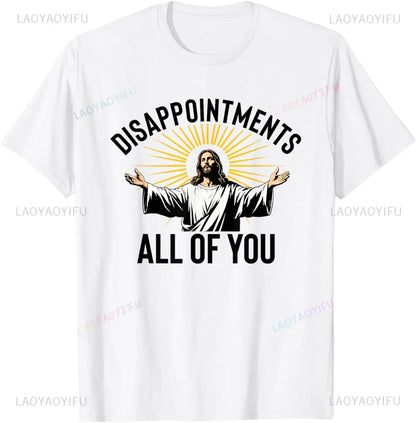 Funny Jesus Meme T-Shirt - Christian Faith Graphic Tee for Men - ZOOMNSTORE