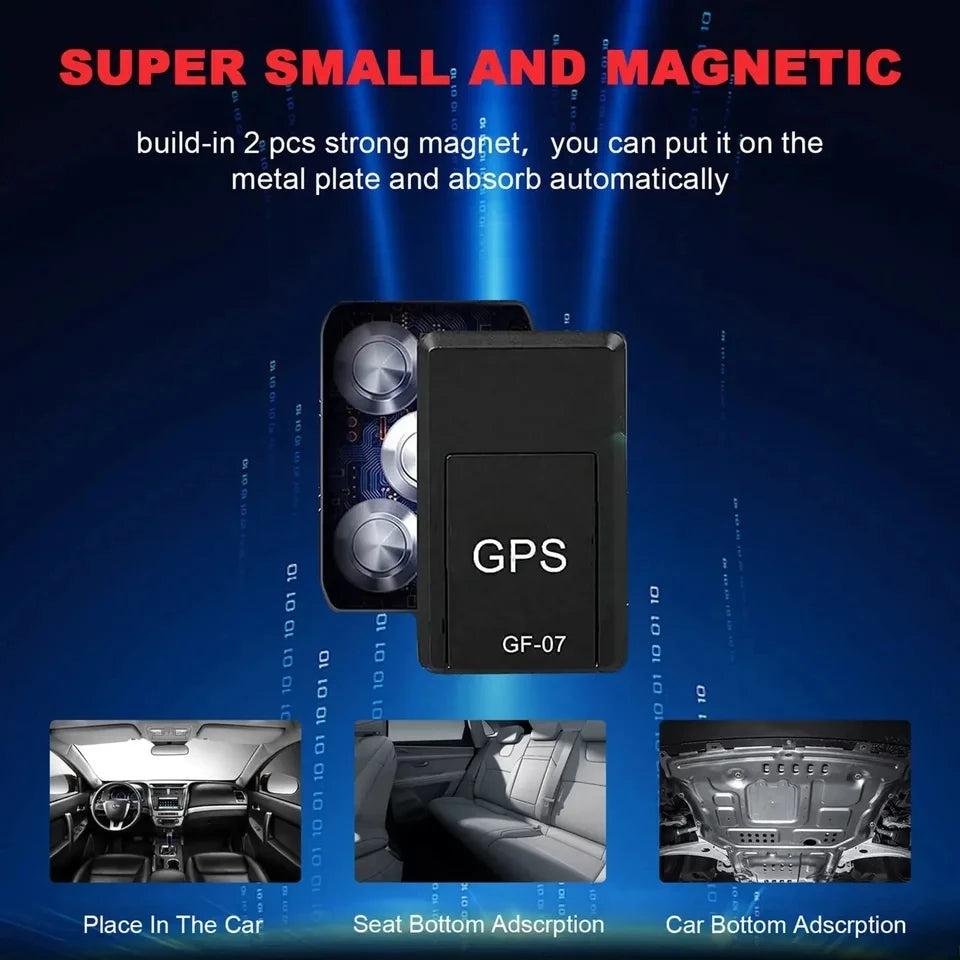 GPS Car Tracker - Mini GF07 Real Time Tracking Magnetic SIM Anti Theft Device - ZOOMNSTORE
