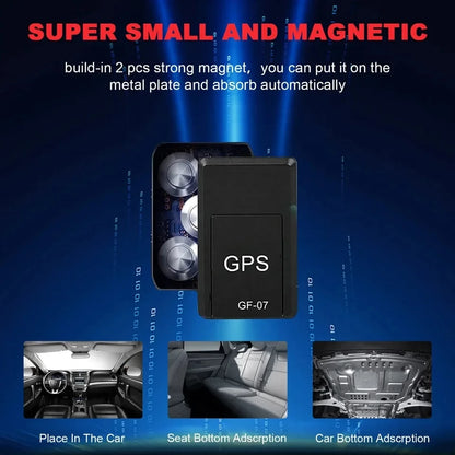 GPS Car Tracker - Mini GF07 Real Time Tracking Magnetic SIM Anti Theft Device - ZOOMNSTORE