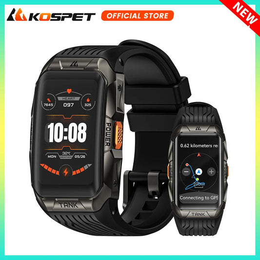 GPS Smart Watch - 1.64 Inch AMOLED Waterproof Smartwatch With Altimeter Compass - ZOOMNSTORE