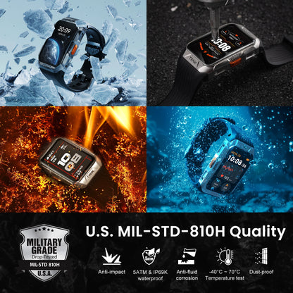 GPS Smart Watch - 1.64 Inch AMOLED Waterproof Smartwatch With Altimeter Compass - ZOOMNSTORE