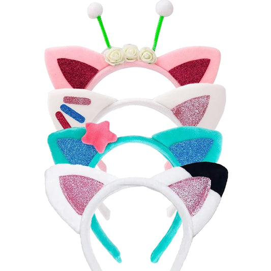 Gabby Dollhouse Headbands Children Anime Fashion Headwear Girls Cute Sweet Cartoon Headdress Creative Cosplay Accessories Gifts - ZOOMNSTORE