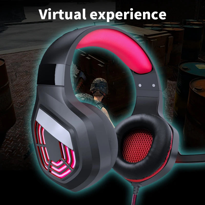 Gaming Headset Wired USB Surround Sound - Noise Cancelling Mic & Waterproof Design - ZOOMNSTORE