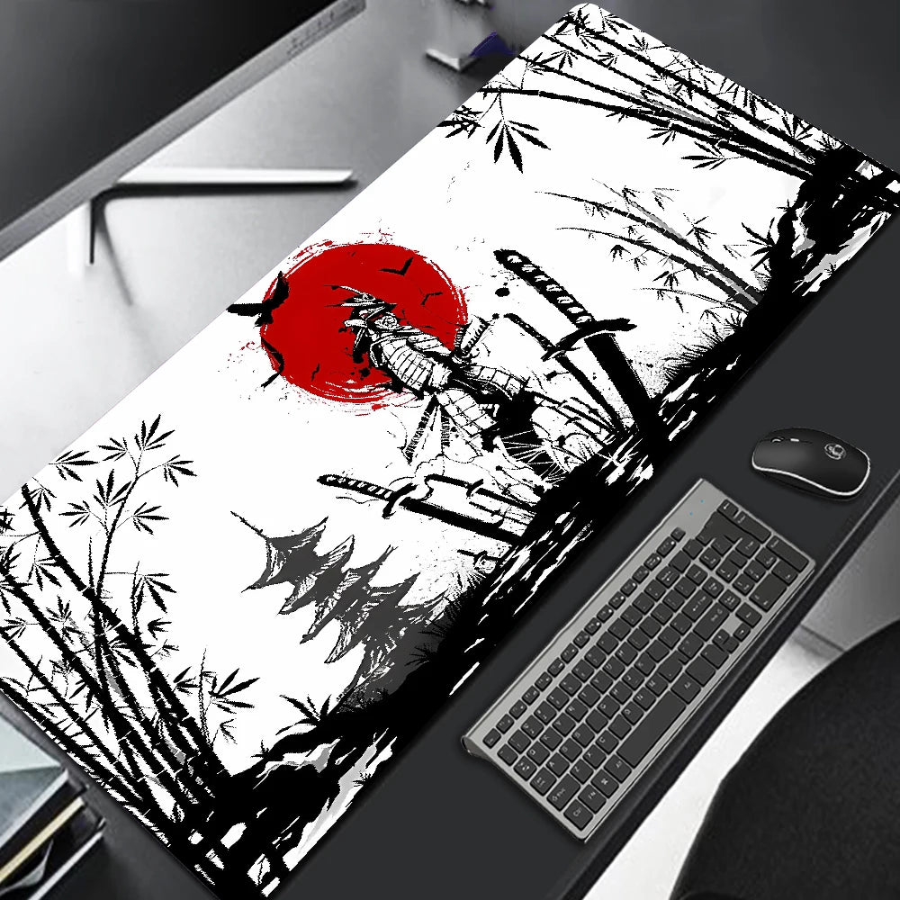 Samurai Warrior Mouse Pad - Gaming Desk Accessory for PC and Laptop - ZOOMNSTORE
