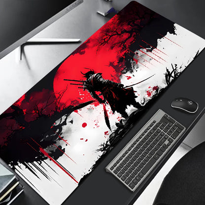 Samurai Warrior Mouse Pad - Gaming Desk Accessory for PC and Laptop - ZOOMNSTORE
