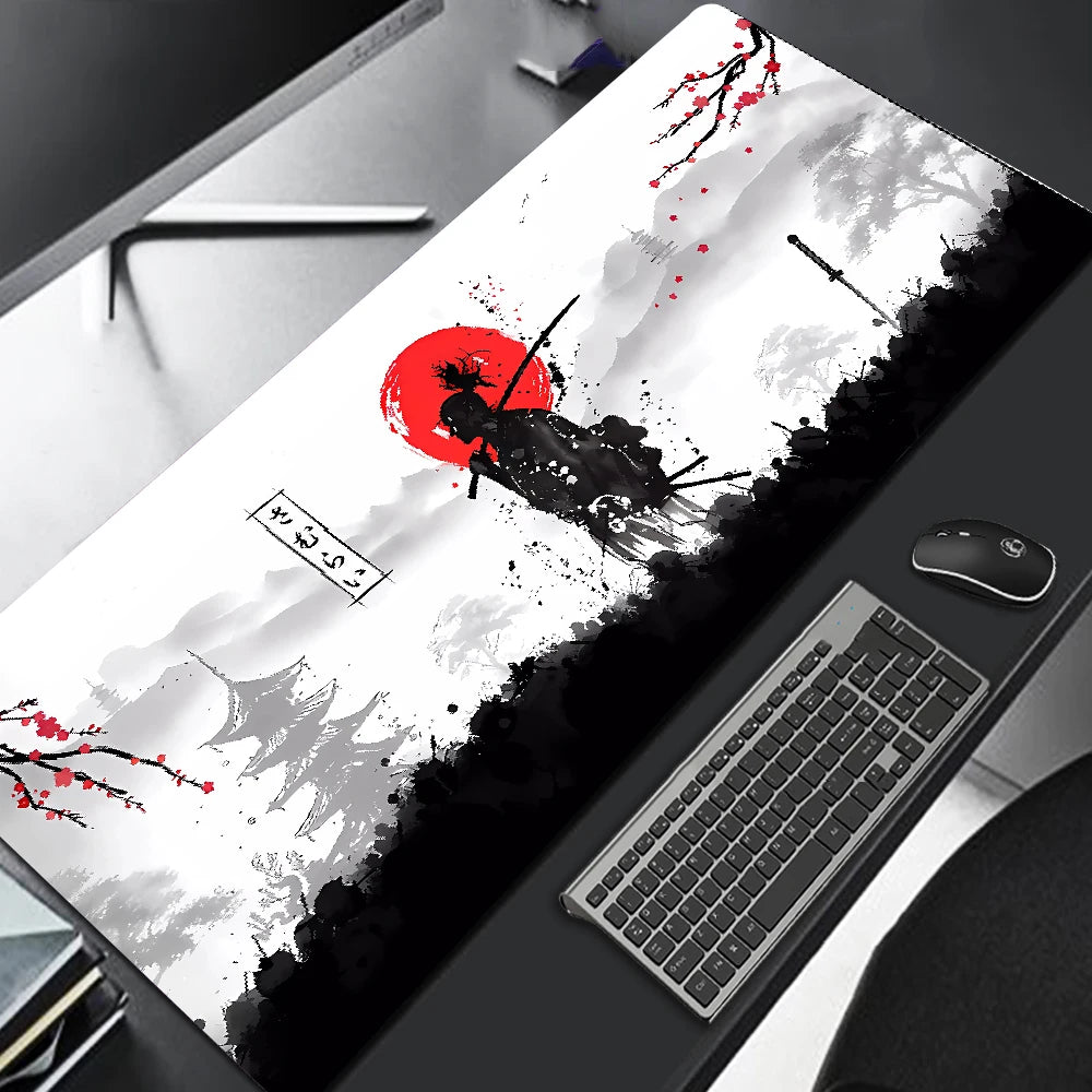 Samurai Warrior Mouse Pad - Gaming Desk Accessory for PC and Laptop - ZOOMNSTORE