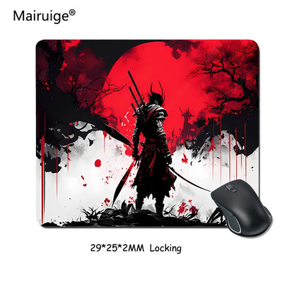 Samurai Warrior Mouse Pad - Gaming Desk Accessory for PC and Laptop - ZOOMNSTORE