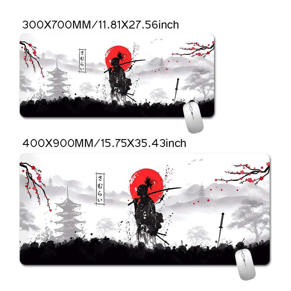 Samurai Warrior Mouse Pad - Gaming Desk Accessory for PC and Laptop - ZOOMNSTORE