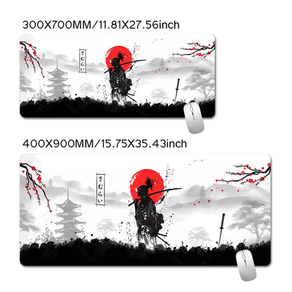 Samurai Warrior Mouse Pad - Gaming Desk Accessory for PC and Laptop - ZOOMNSTORE