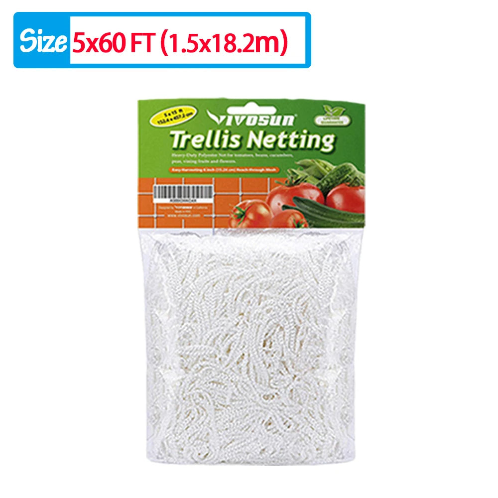 Heavy-Duty Garden Climbing Net - Trellis Netting for Plants and Vines - ZOOMNSTORE