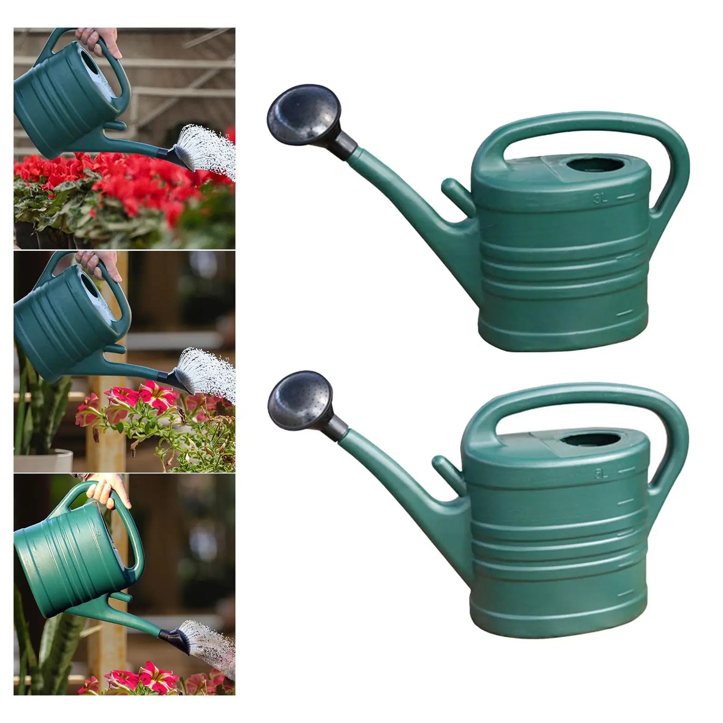 Garden Watering Can – Ergonomic Handle, Long Spout Watering Can Plastic Pot - ZOOMNSTORE