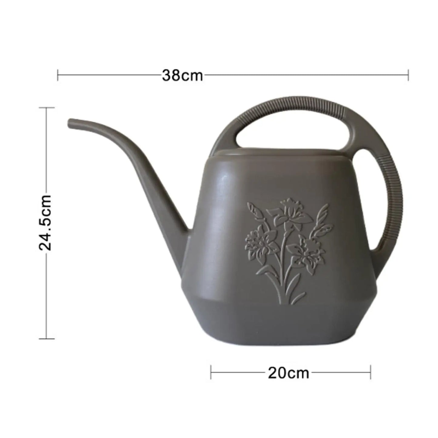 Garden Watering Can - Leakproof Plastic Pot with Ergonomic Handle & Long Spout - ZOOMNSTORE