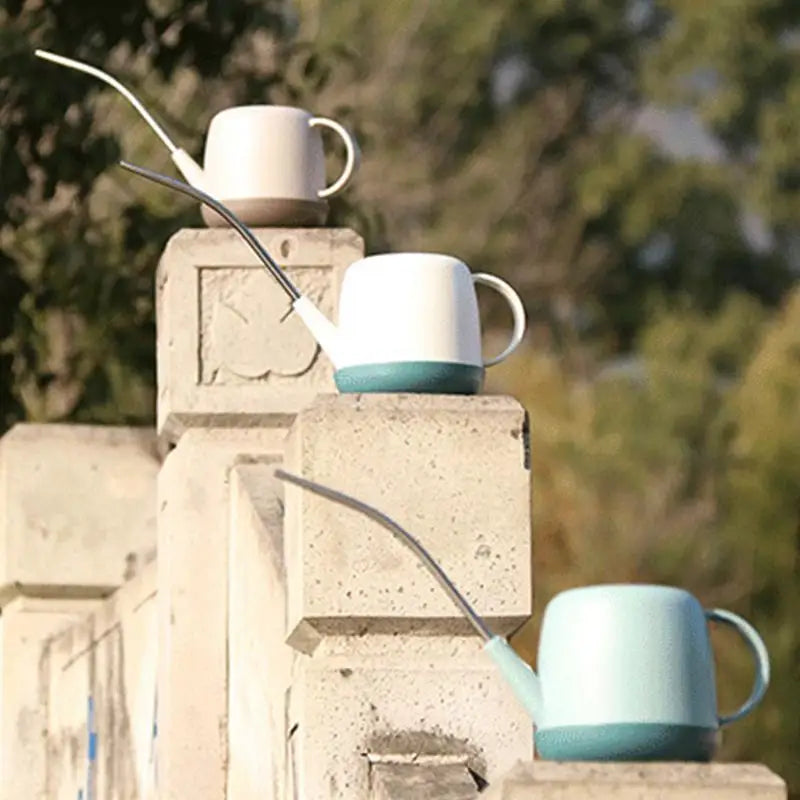 Garden Watering Can - Long Spout Kettle with Ergonomic Handle Design 1L - ZOOMNSTORE