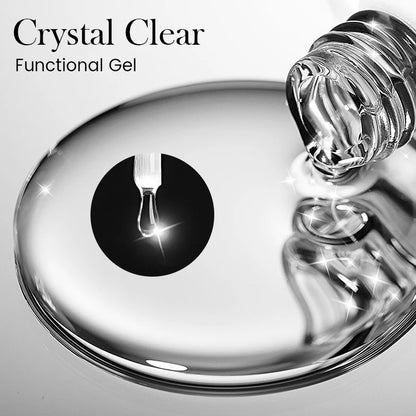 BORN PRETTY Gel Nail Polish Set - Super Top Coat  Base Gel 10ml Semi-Permanent Varnish - ZOOMNSTORE