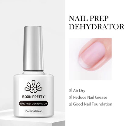 BORN PRETTY Gel Nail Polish Set - Super Top Coat  Base Gel 10ml Semi-Permanent Varnish - ZOOMNSTORE