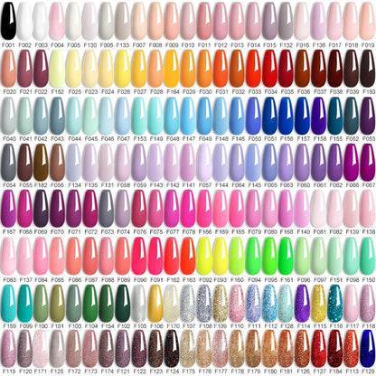 Gel Nail Polish - LILYCUTE UV Gel Varnish 7ML | Soak Off, Long Lasting Colors - ZOOMNSTORE