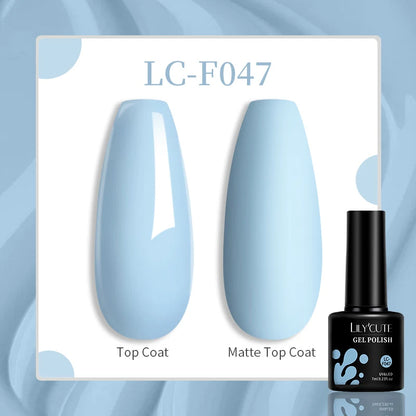 Gel Nail Polish - LILYCUTE UV Gel Varnish 7ML | Soak Off, Long Lasting Colors - ZOOMNSTORE