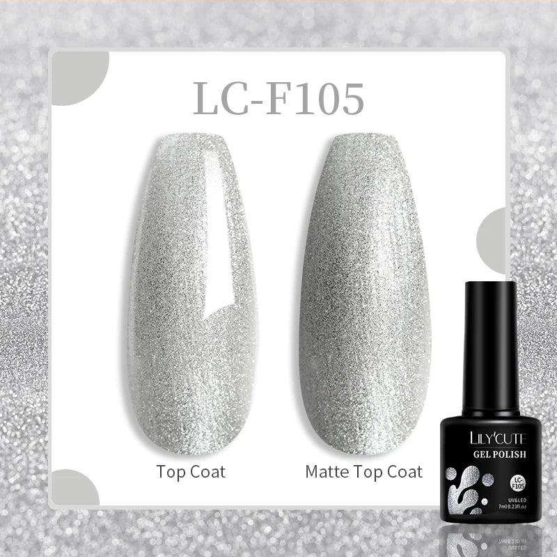 Gel Nail Polish - LILYCUTE UV Gel Varnish 7ML | Soak Off, Long Lasting Colors - ZOOMNSTORE