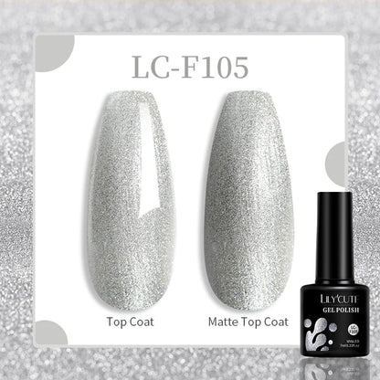 Gel Nail Polish - LILYCUTE UV Gel Varnish 7ML | Soak Off, Long Lasting Colors - ZOOMNSTORE
